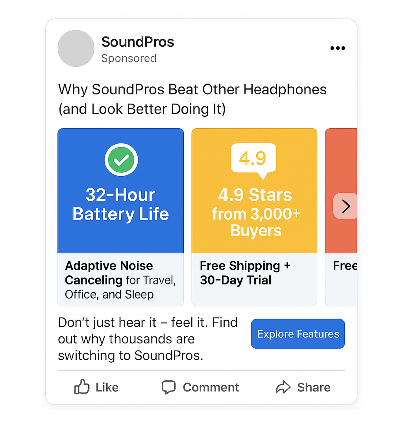 Consideration ad mockup 