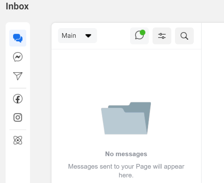 facebook page inbox