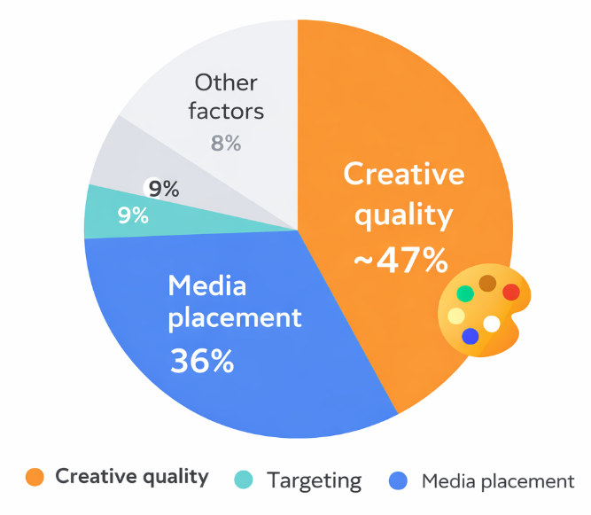 Bar chart comparing marketing budget allocation showing digital marketing at 61% and traditional marketing at 39%