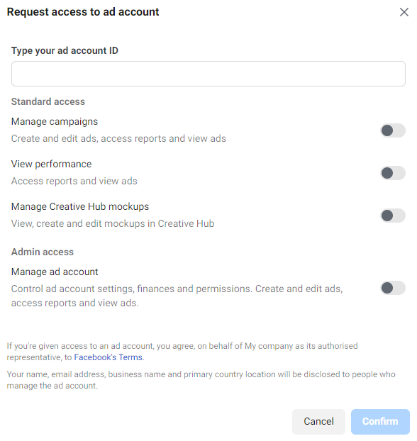 add ad account to business manager