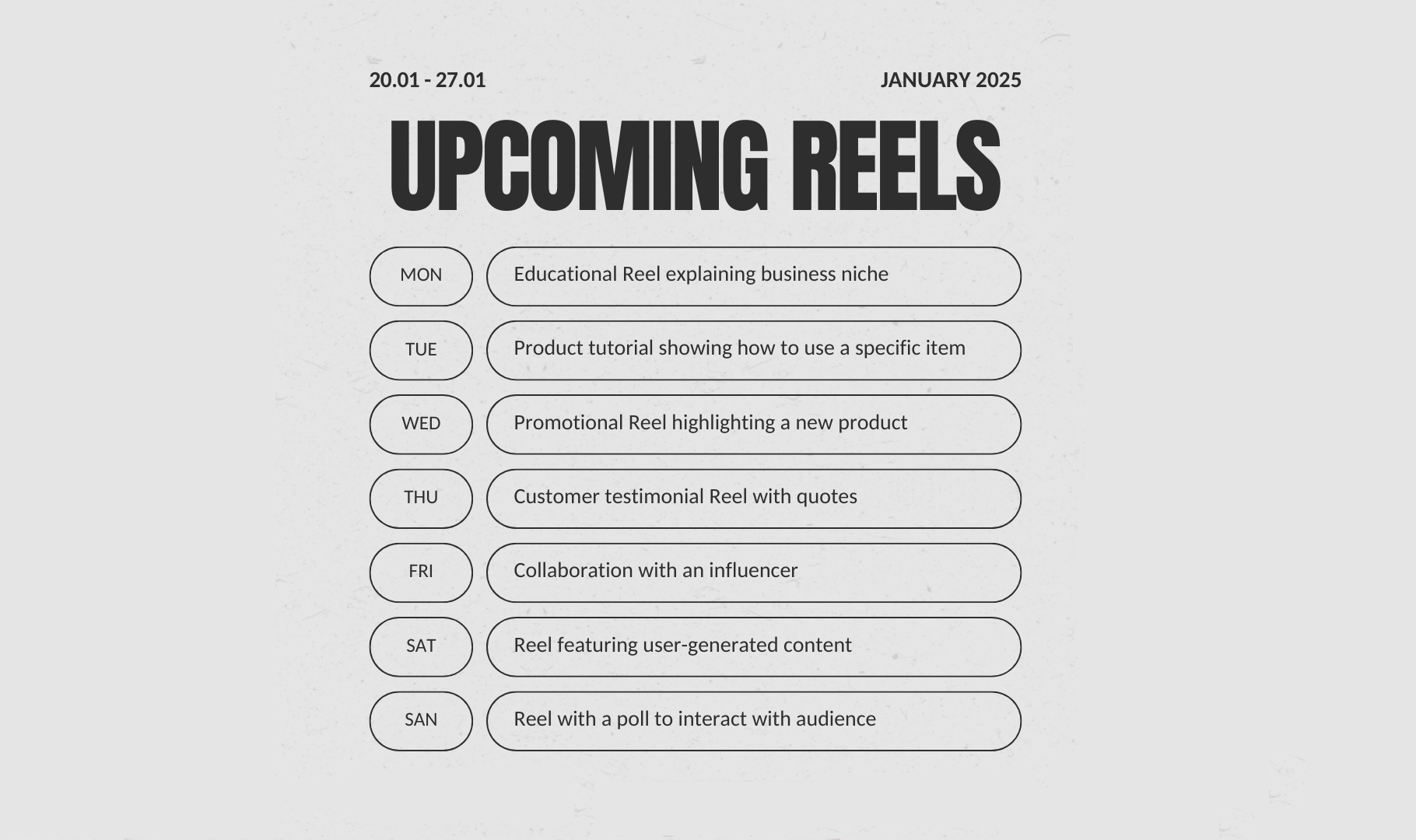 creating reels on instagram schedule