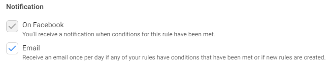 automated rules notifications