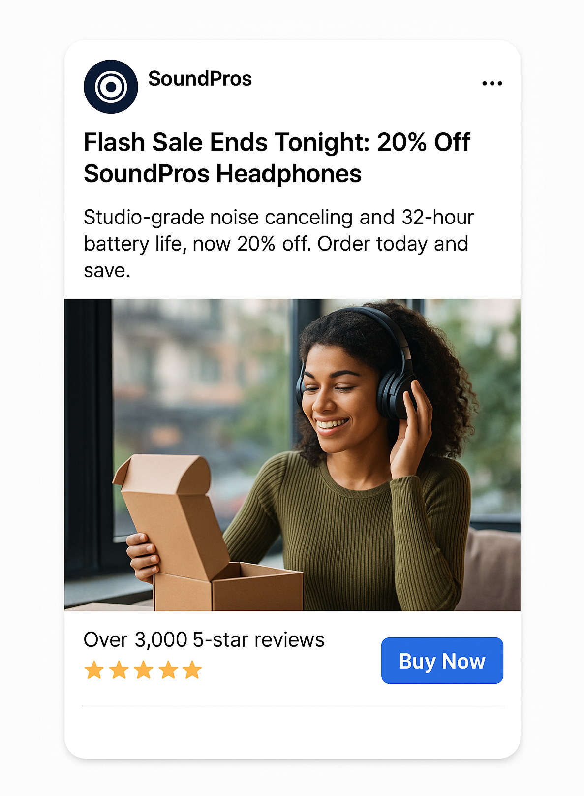 Conversion ad example 