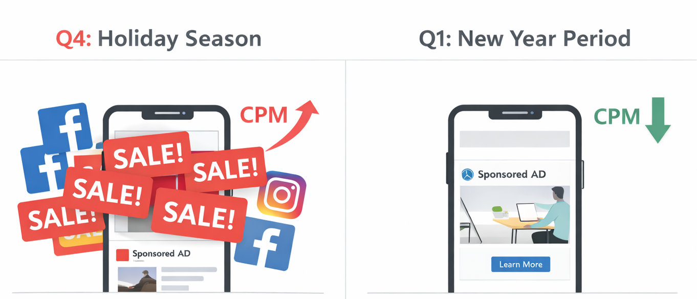 Q4 vs Q1 Ad Environment Comparison