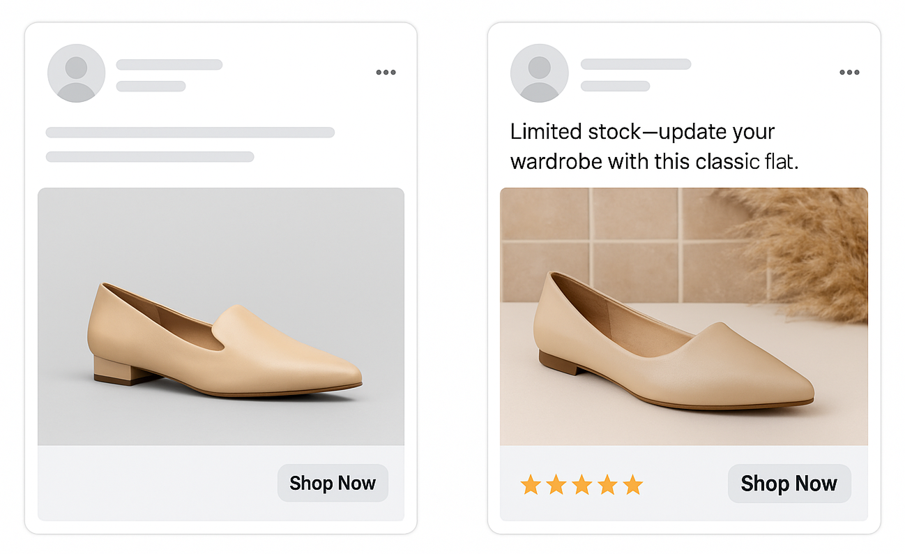 Retargeting ads mockups 