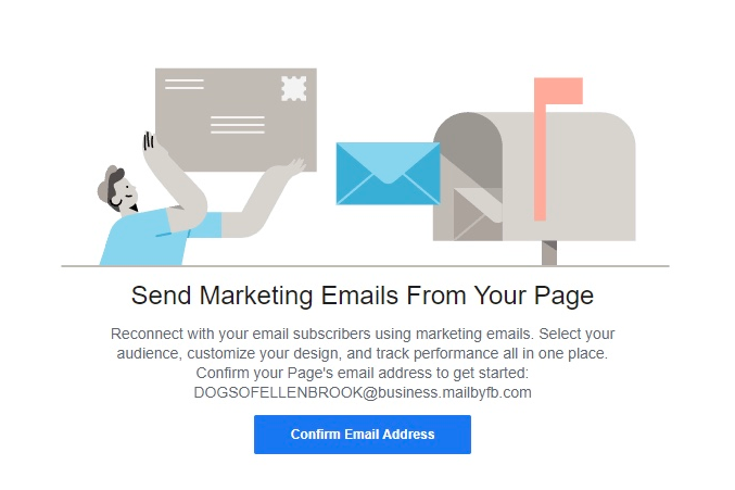 Facebook email marketing